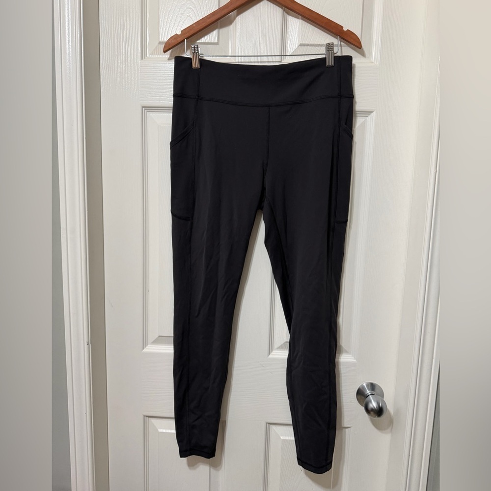 lululemon athletica invigorate leggings size 12 guc *flaw